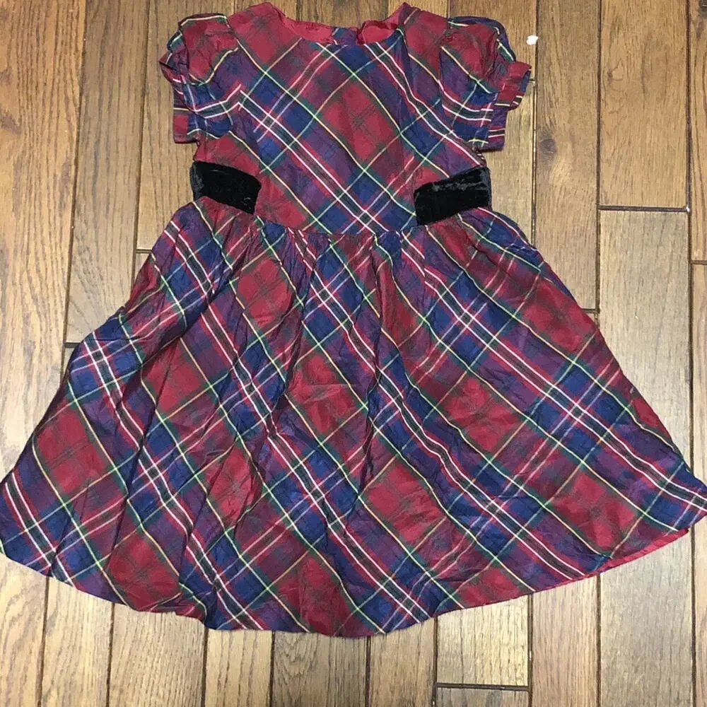 Gymboree Red Plaid Dress size 2